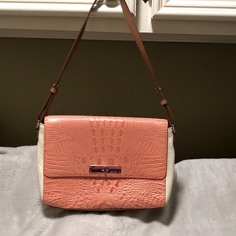 Brahmín womens thea creamsicle shoulder bag,